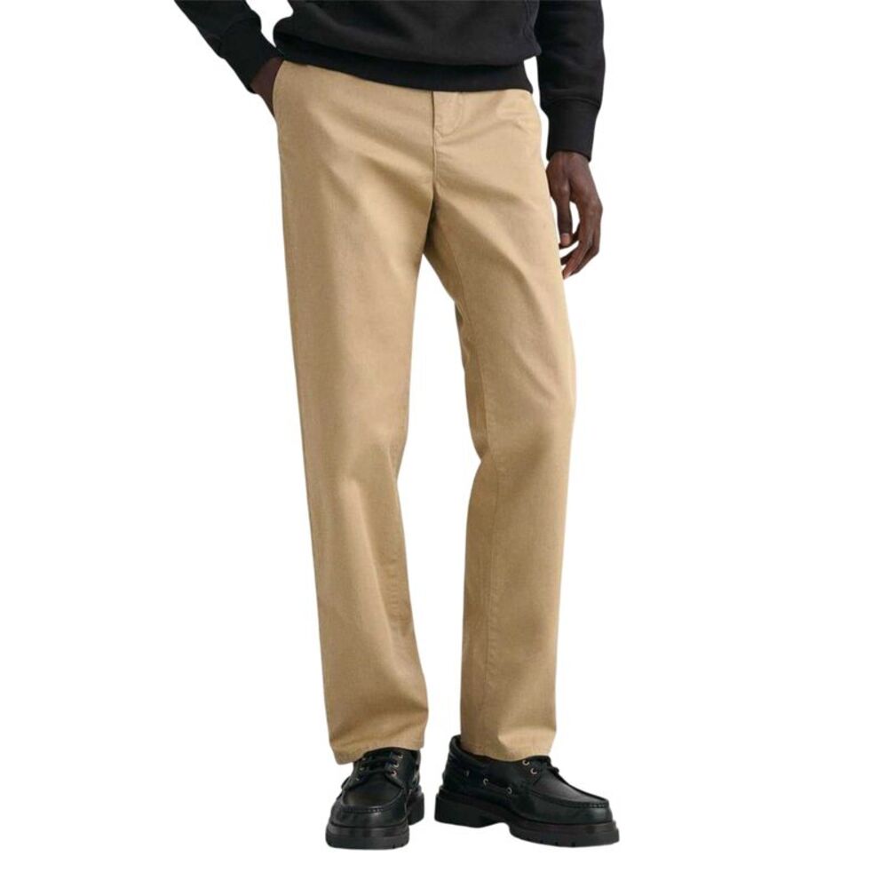 Gant Mens Twill Slim Chinos / Dark Khaki